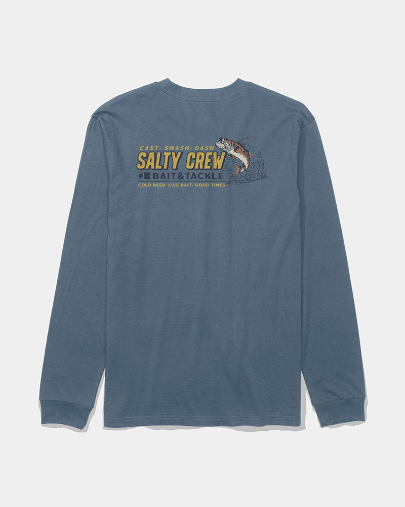 FunctionalPockets Light Breeze Live Bait Ls Tee - Slate