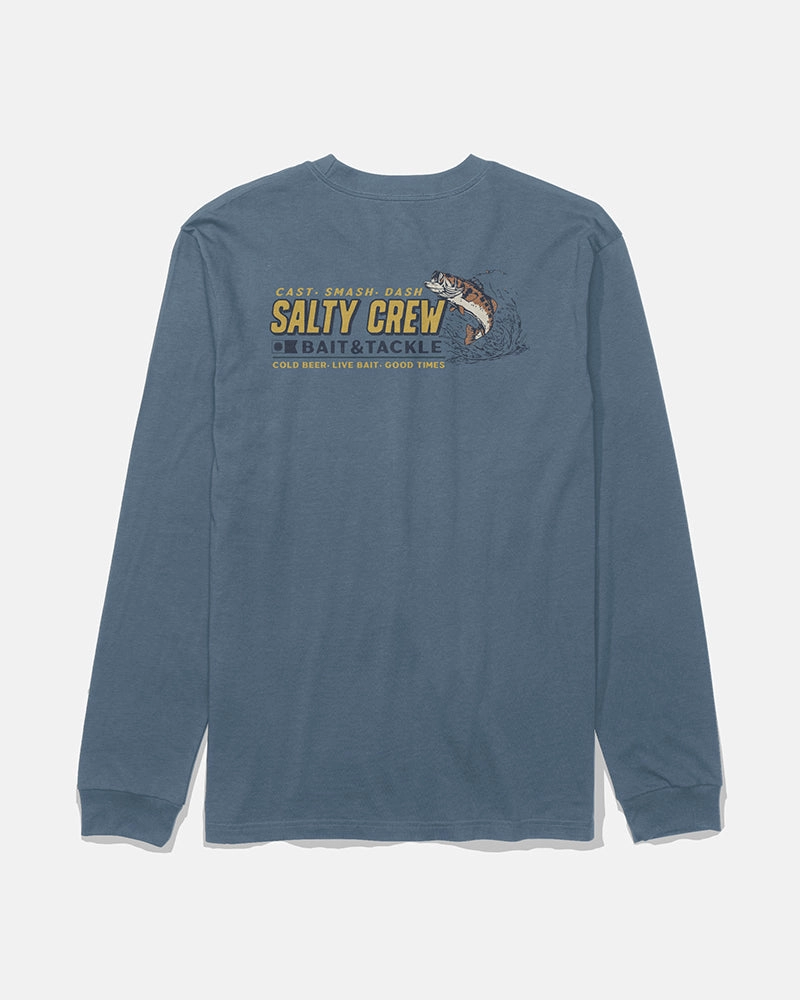 Casual Flex Wear Live Bait Ls Tee - Slate