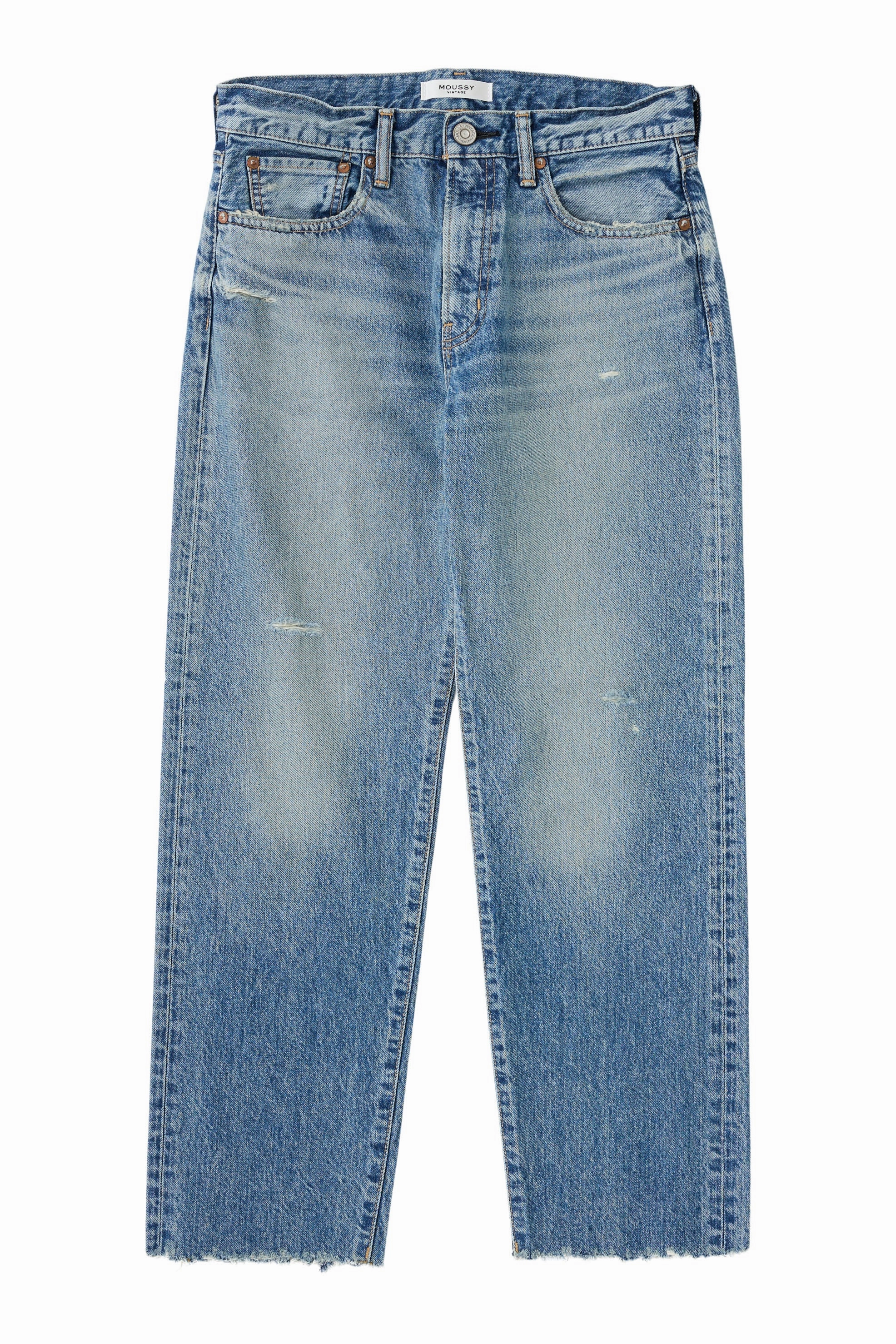 Street Casual Moussy Denim Kossuth Boys Pants in Light Blue