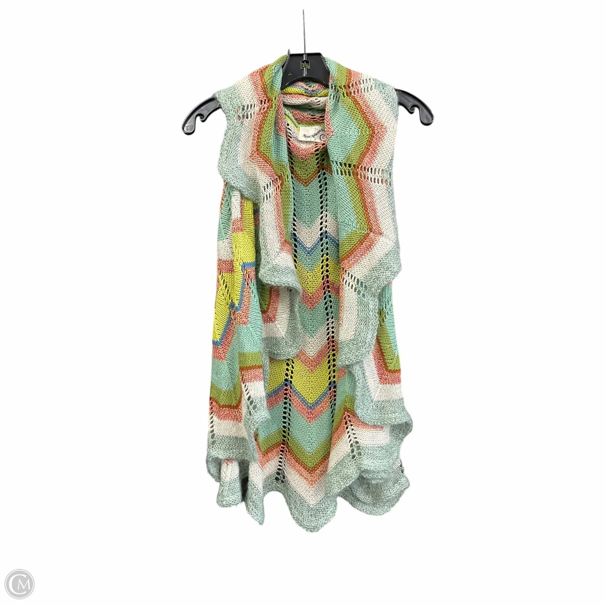 Cardigan By Anthropologie In Multi-colored, Size: M LowMaintenanceFabric Adjustable Straps