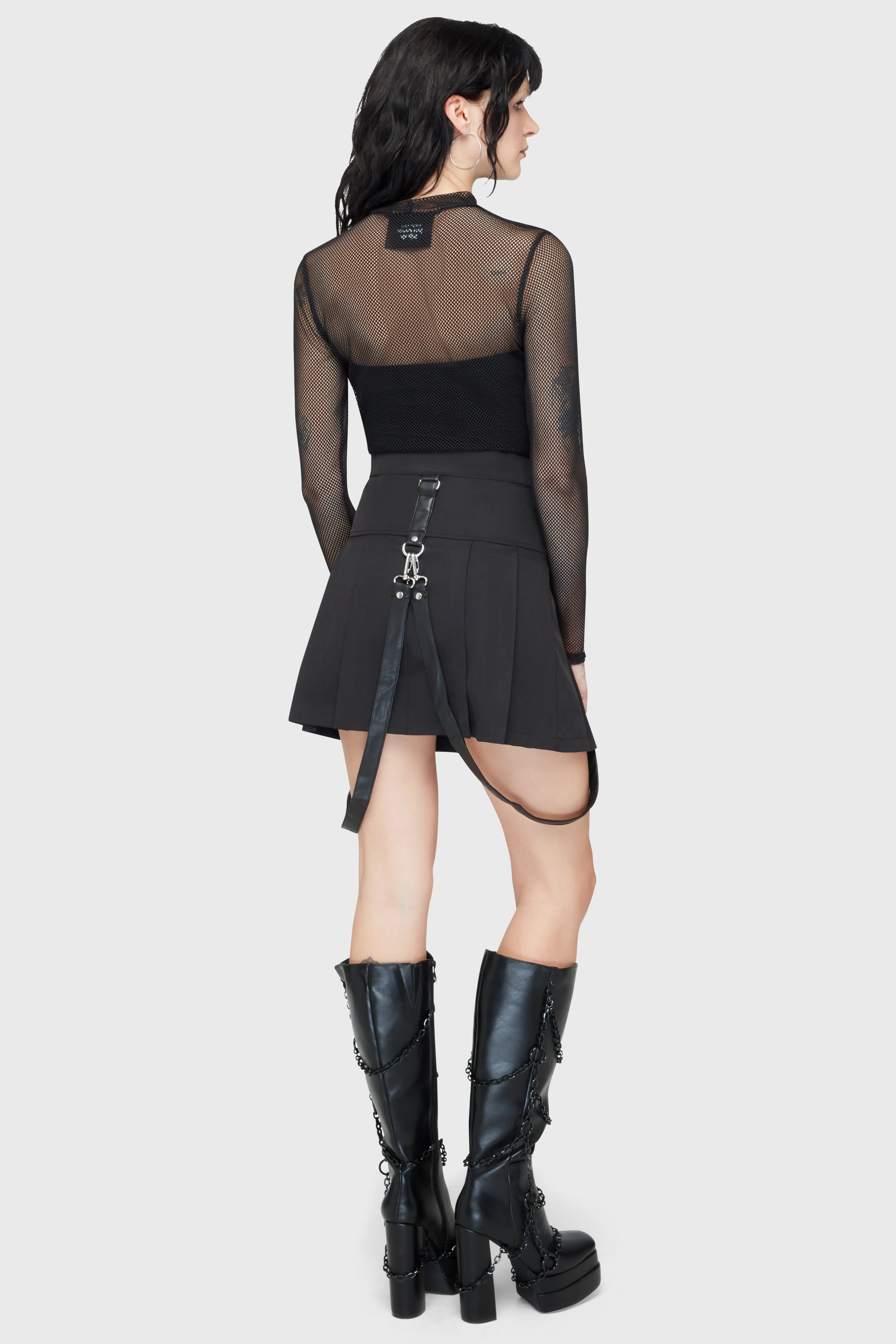 Winter Hoodie Planetary Party Mesh Top