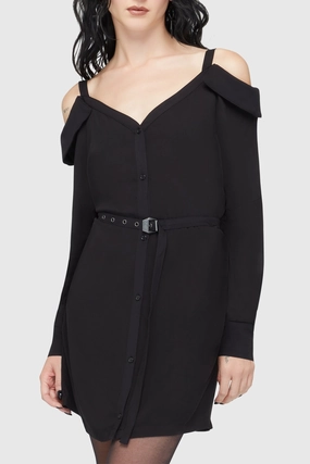 Poison Dart Dress Sharp Profile Street-Style