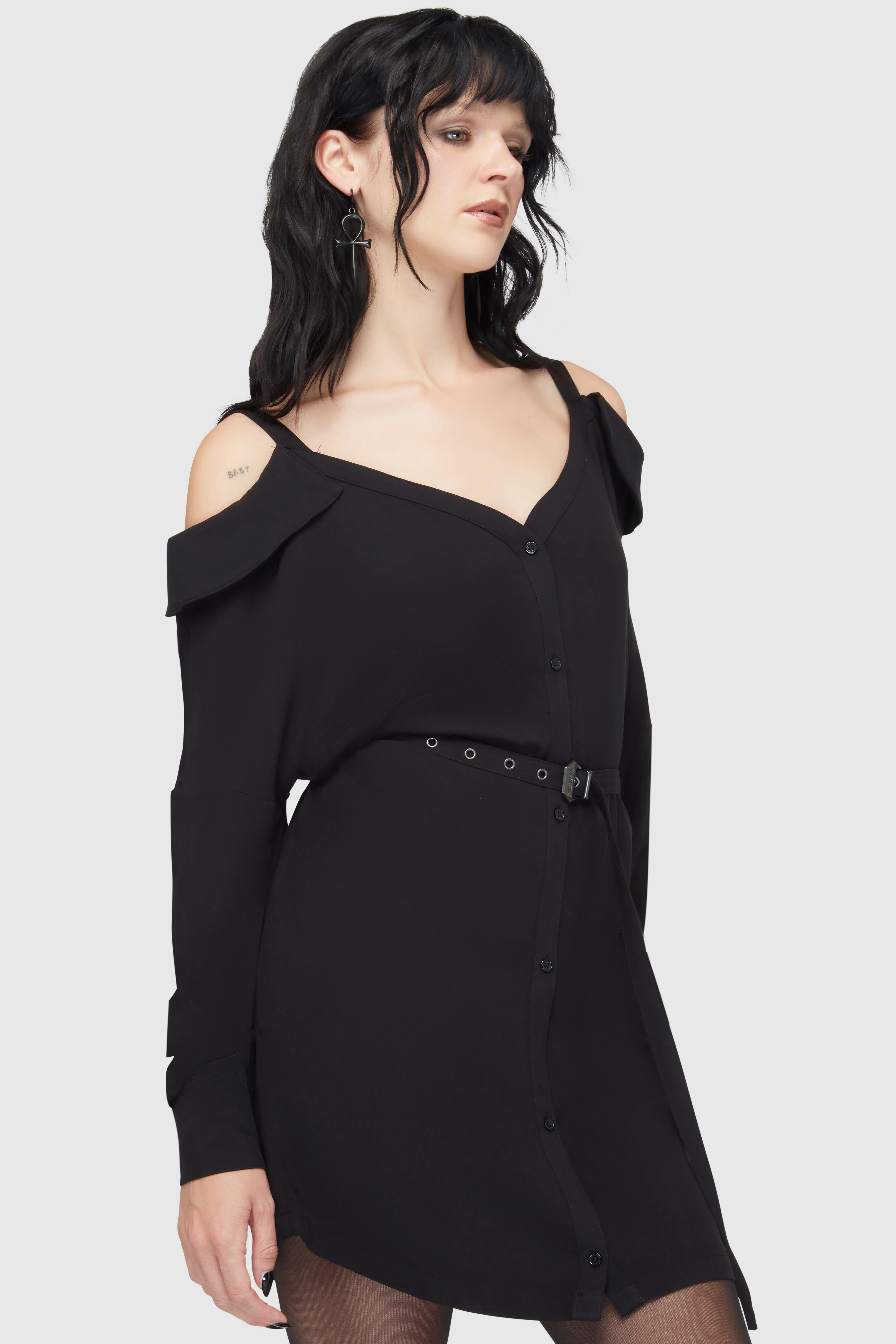 Gender Free Flowy Layers Poison Dart Dress