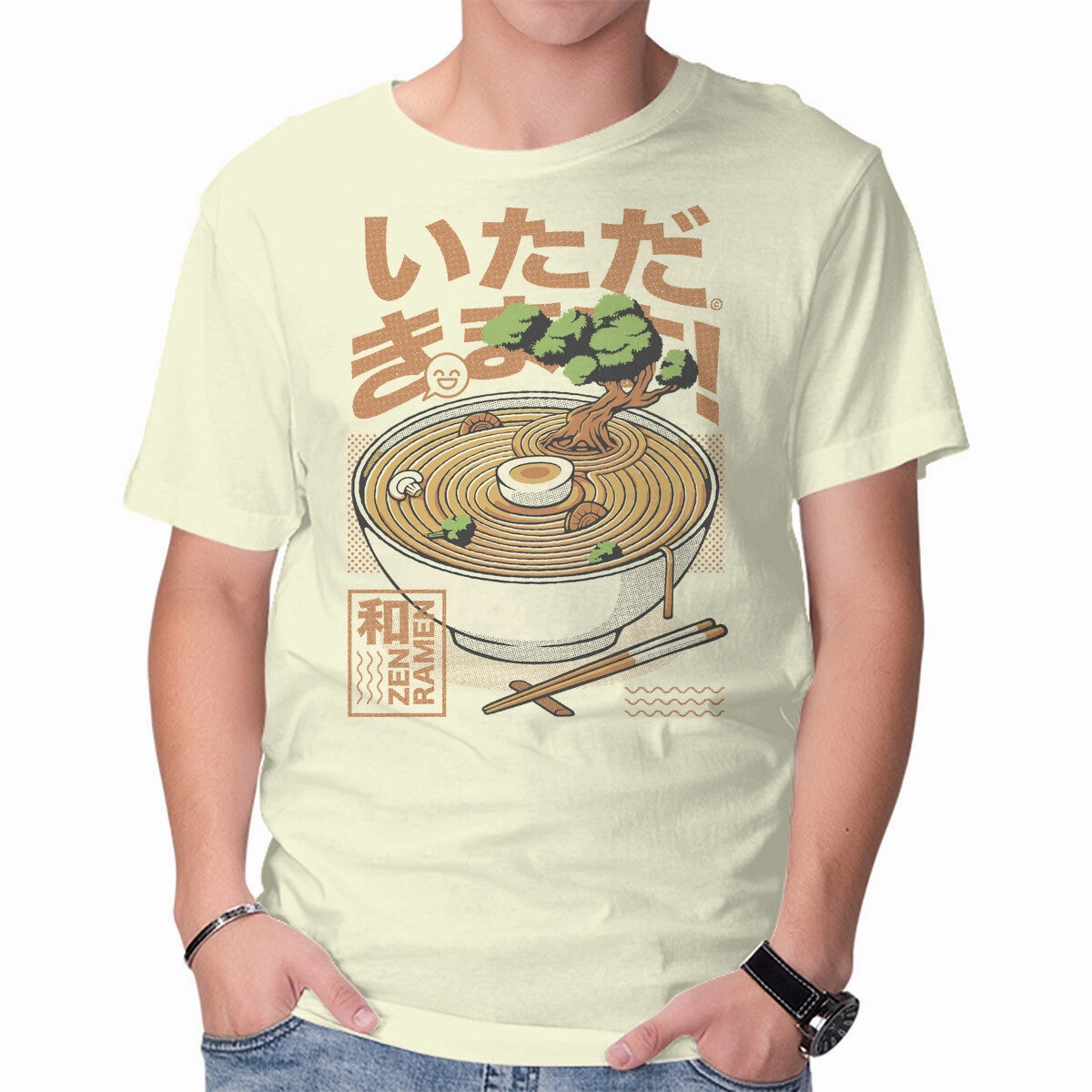 Bonsai Ramen Zen Stretch Waist Comfortable texture