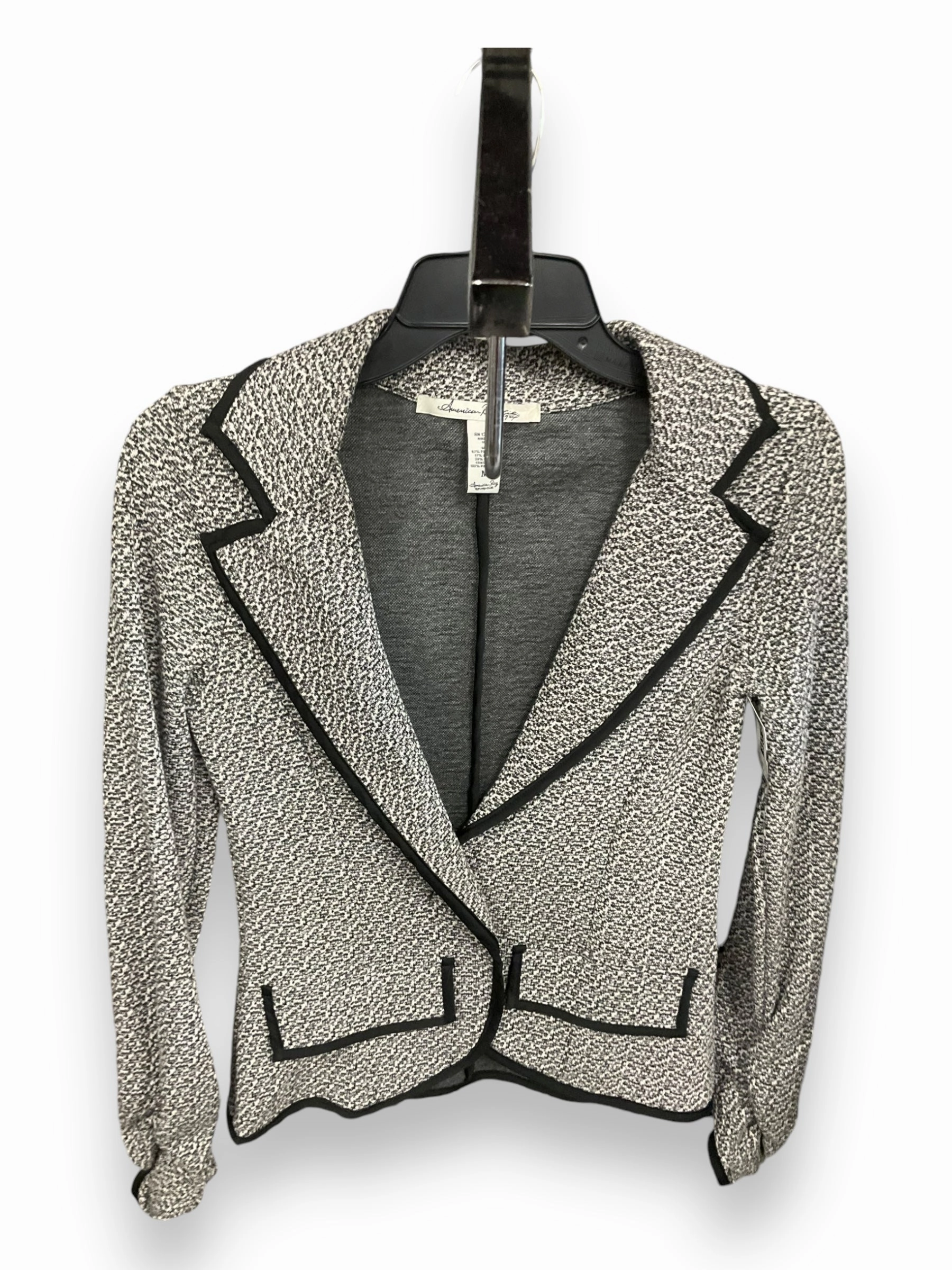 Blazer By American Rag In Black & Grey, Size: M Everyday Fashion smooth zipper