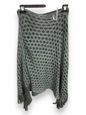 Poncho By Clothes Mentor In Grey, Size: Osfm VersatileStyle