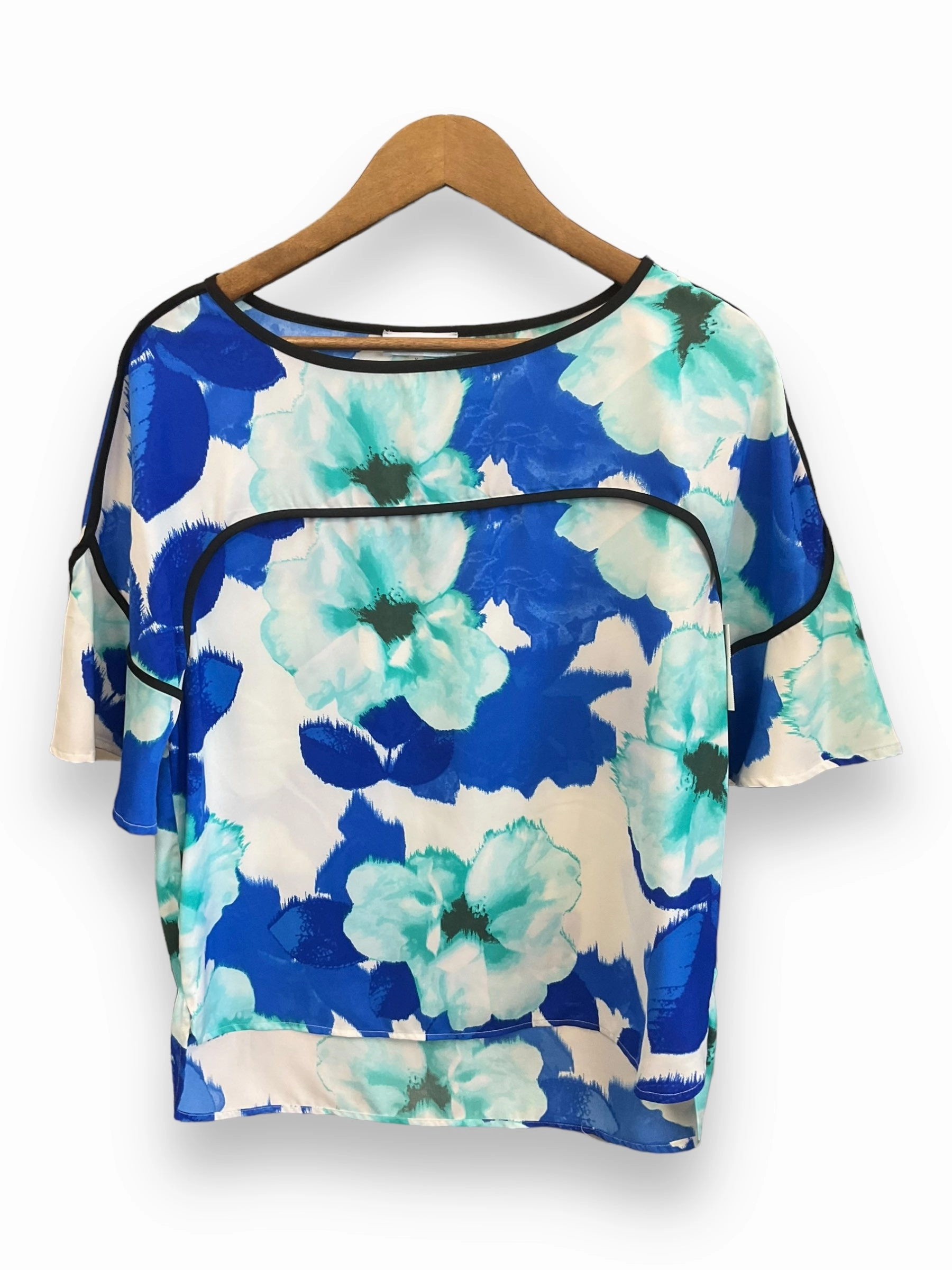 yoga mode Blouse Short Sleeve By Calvin Klein  Size: M