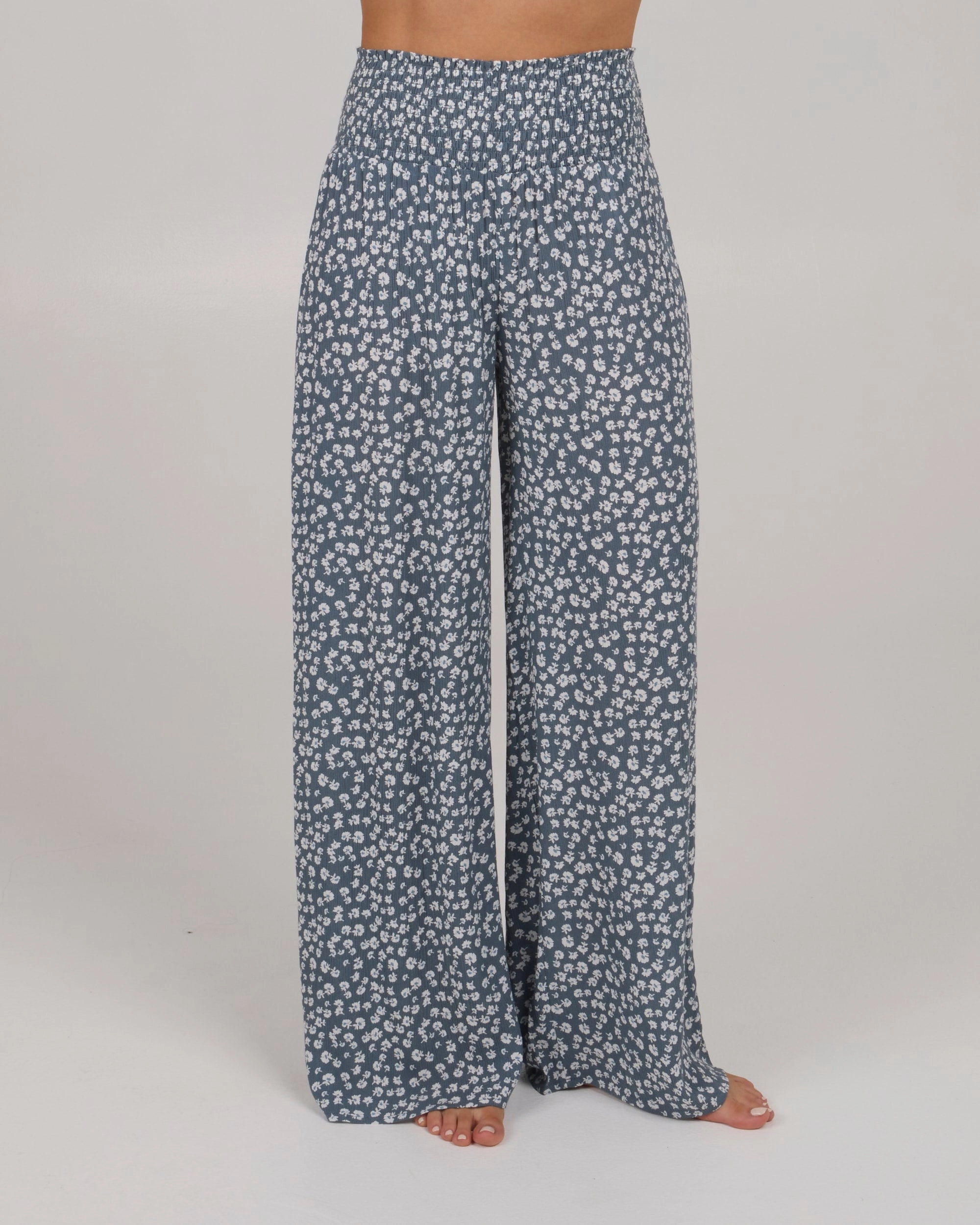 Mainland Beach Pant - Fin Blue Flexible Fabric Comfort Style