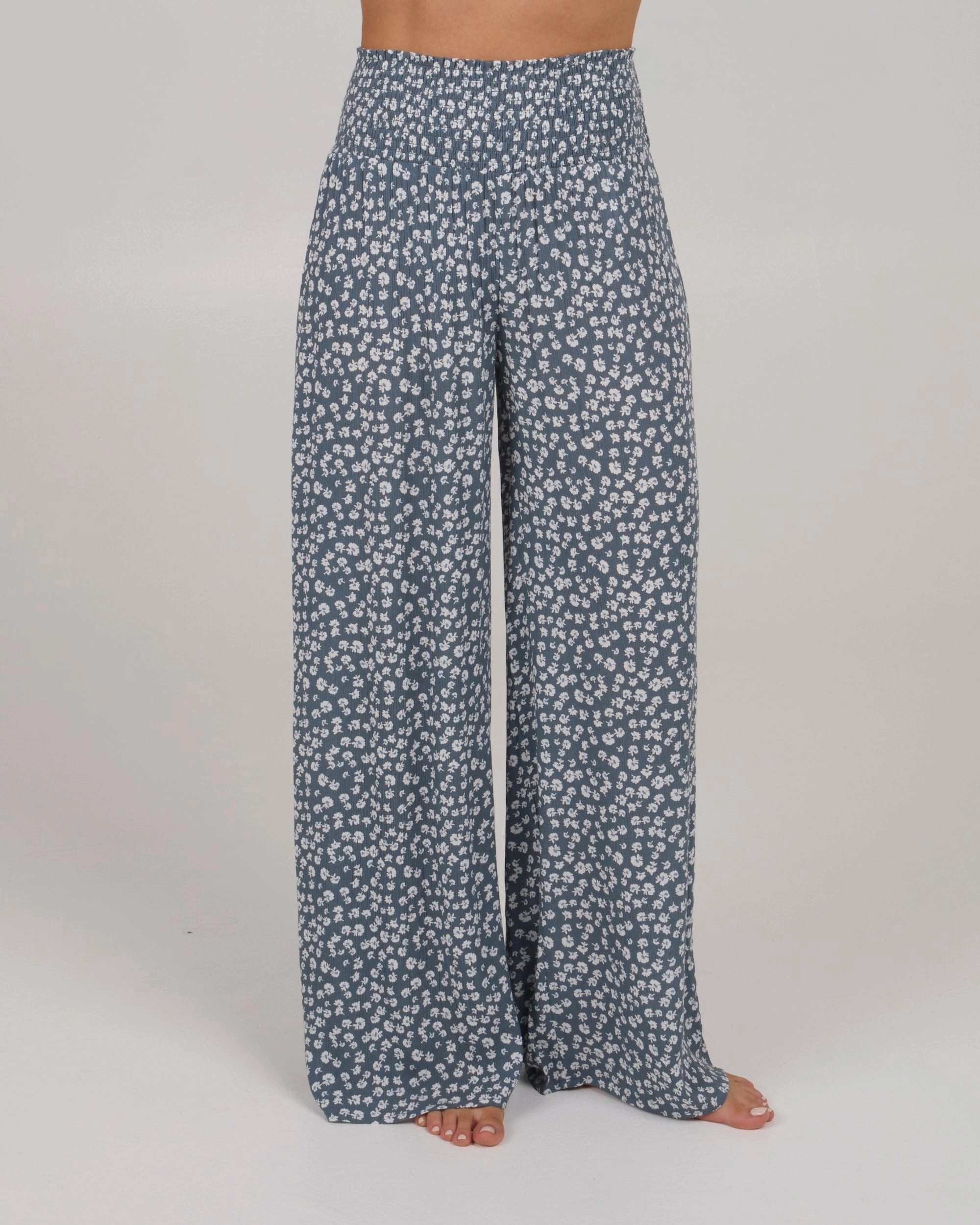 Timeless Appeal Wind Resistance Mainland Beach Pant - Fin Blue