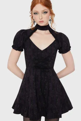 Haunted Phase Mini Dress Soft Brushed Lining