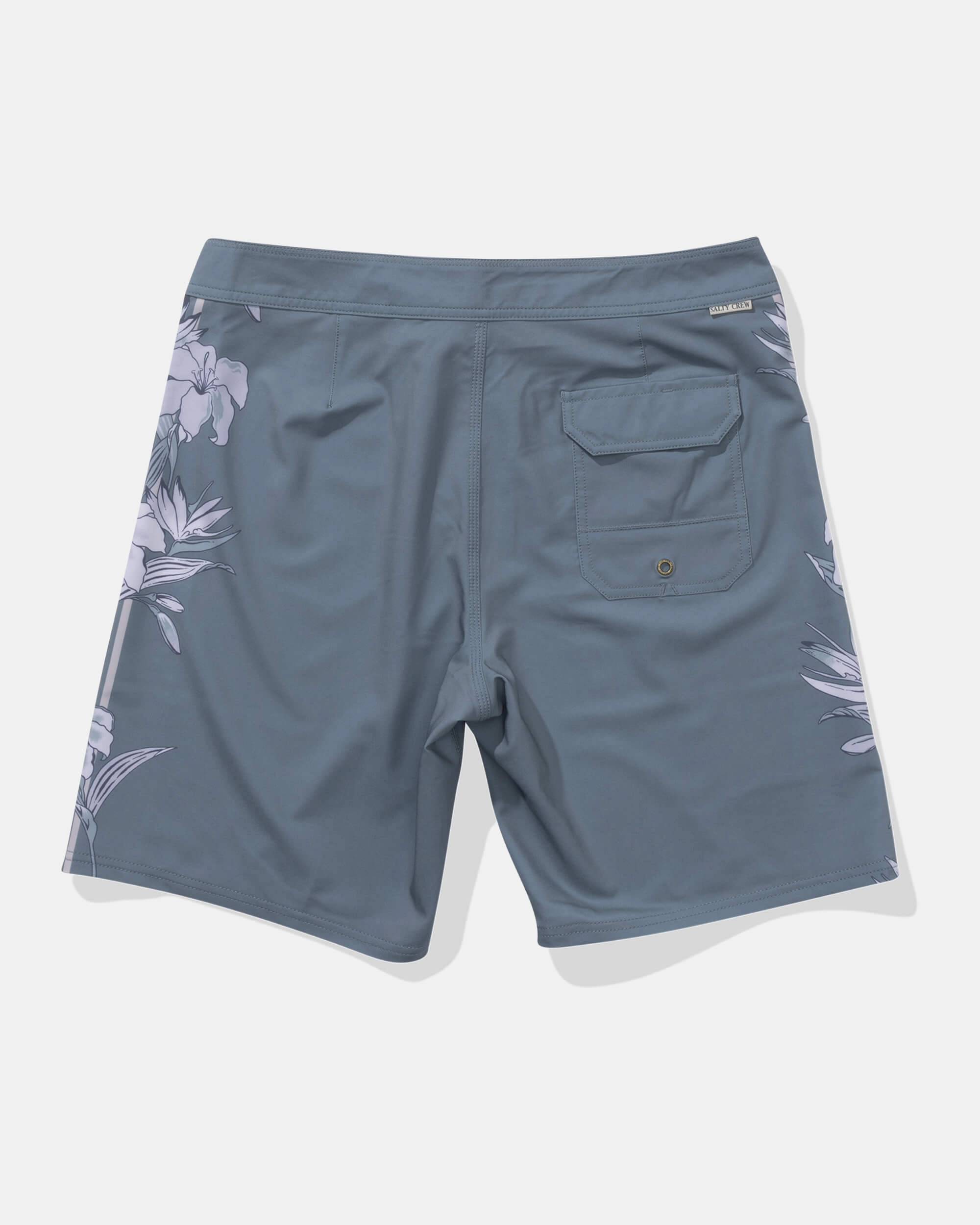 Vibrant-Colors Hydrodynamic Silhouette Primo Boardshort - Deep Sea