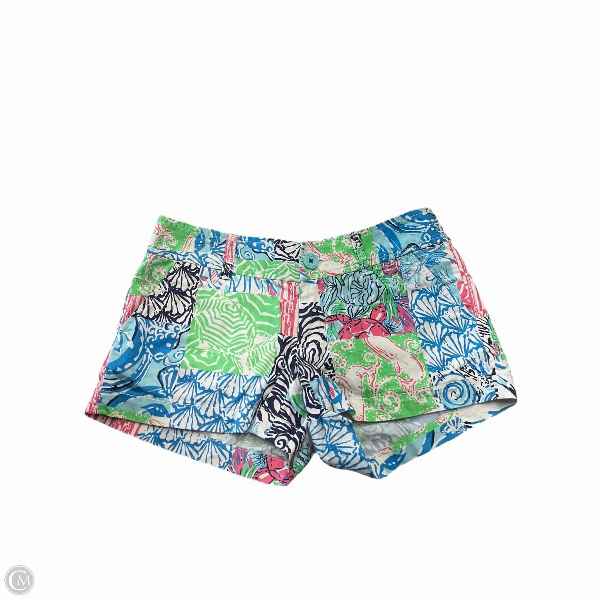 Casual Shirt Shorts Designer By Lilly Pulitzer In Multi-colored, Size: 0