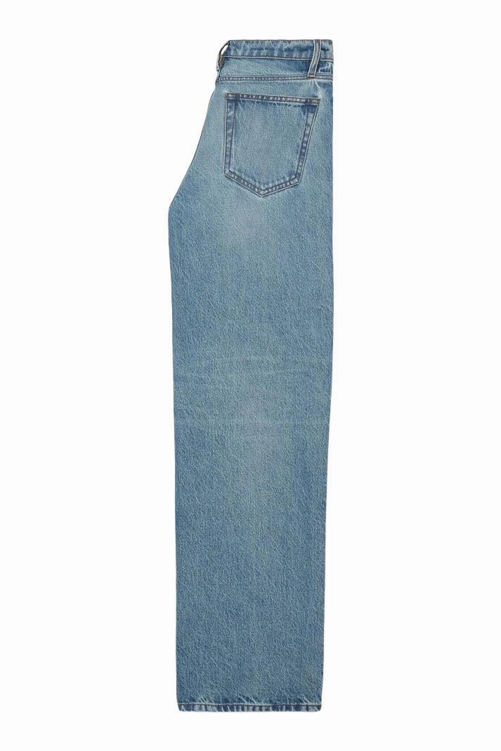 Frame Denim Slouchy Straight Jeans in Divine Chill Outfit