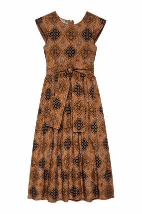 Timeless Appeal Soft Hue The Great Tulsa Dress in Geo Bandana Print