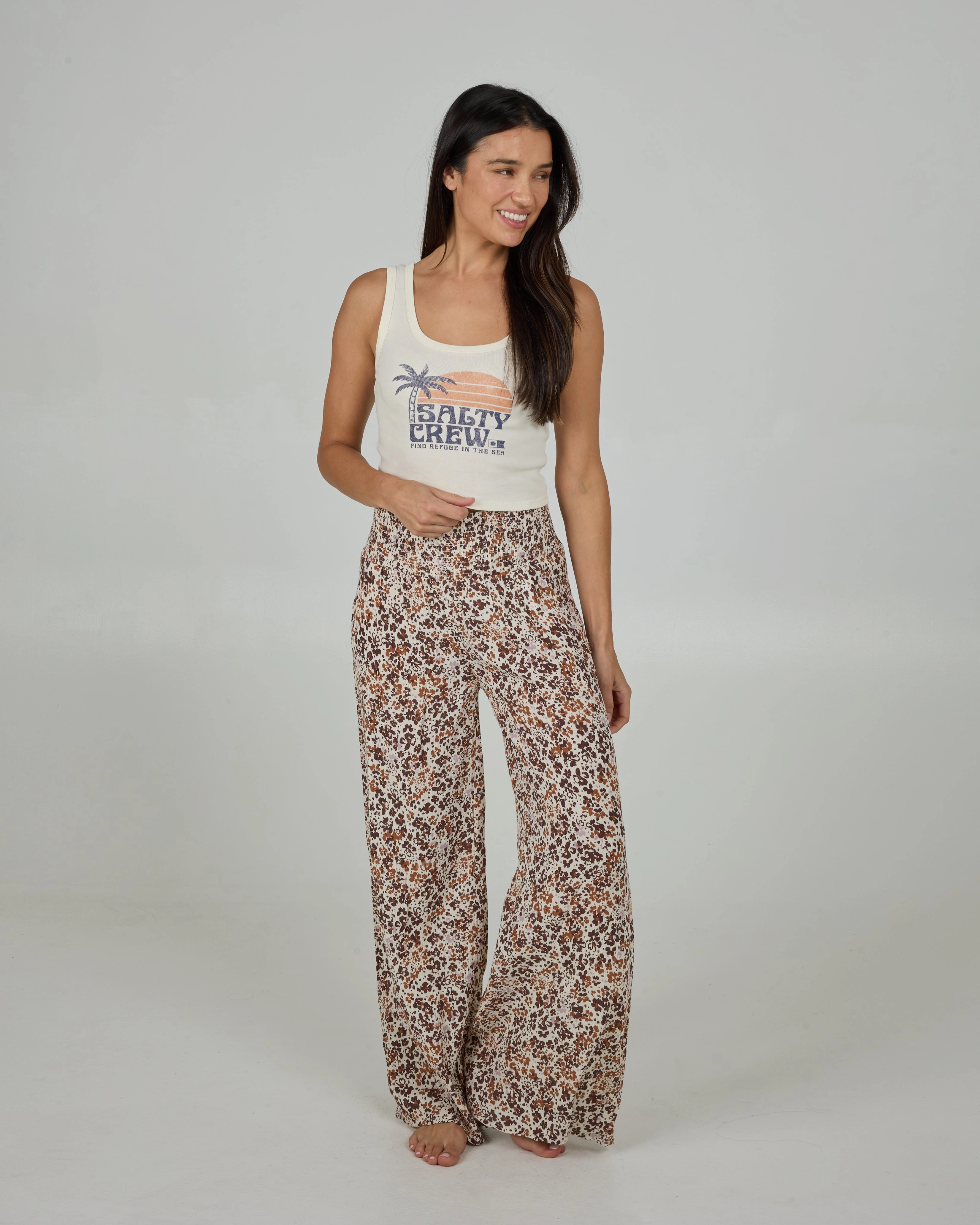Mainland Beach Pant - Chocolate Active Design Wear Casual Movement