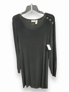 Dress Casual Midi By Chicos In Black, Size: Xl Comfy Wear