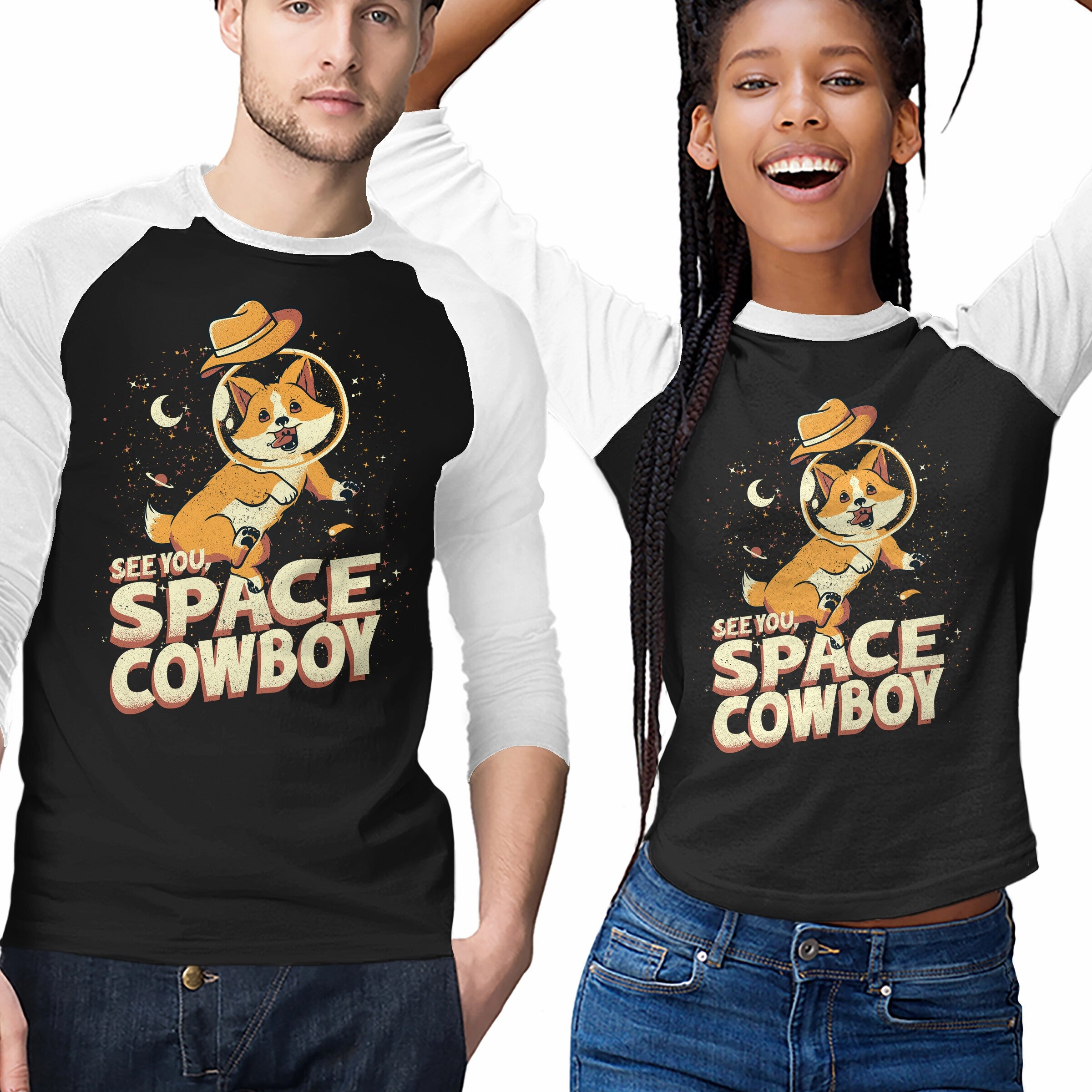 Anti Static Finish Cozy Wear Design Corgi Space Cowboy