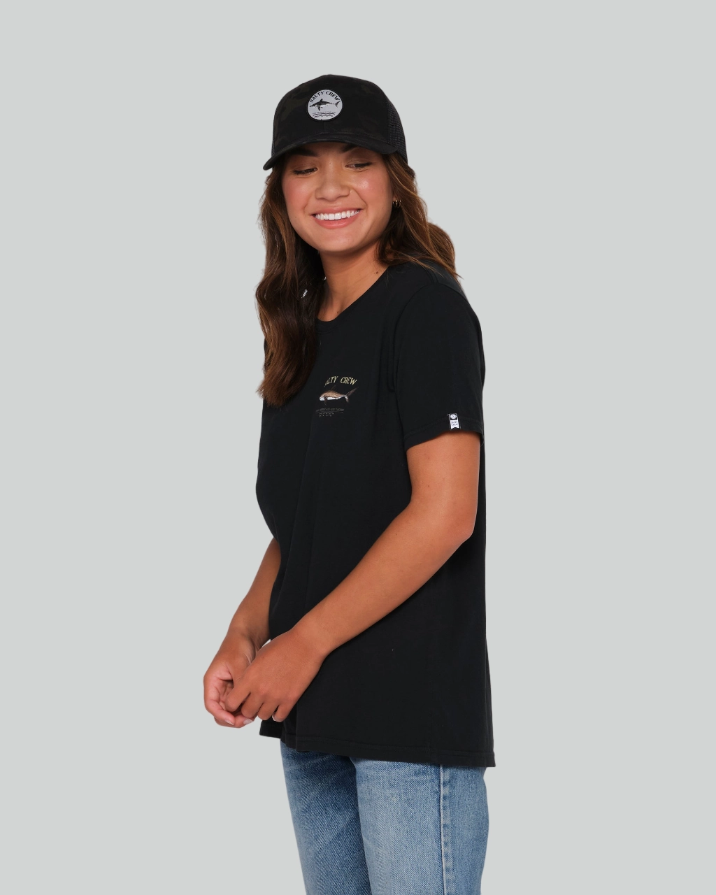 Bruce Boyfriend Tee - Black Effortless Layer