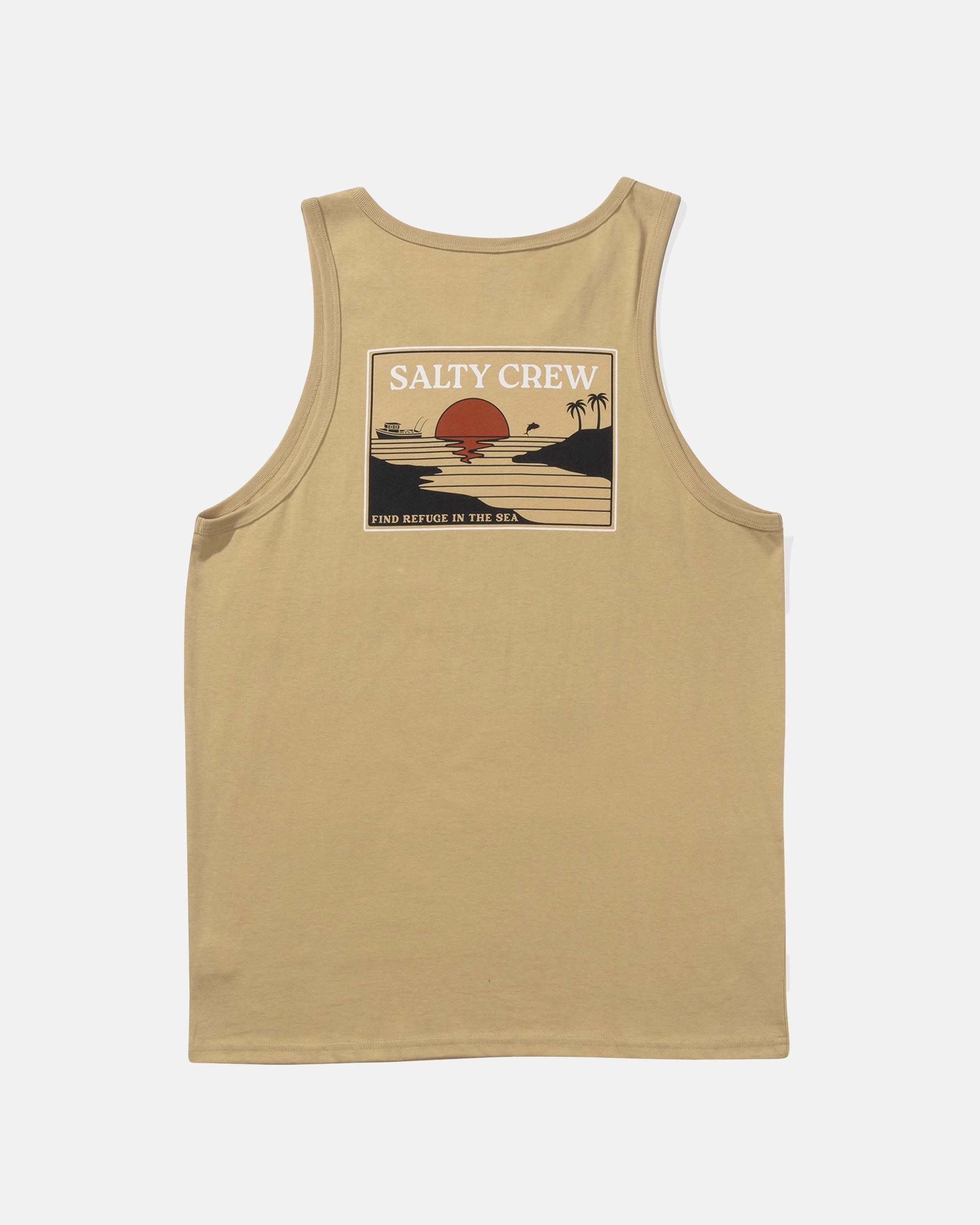 Reflection Tank - Khaki High-Quality Fabric NonIrritatingTags