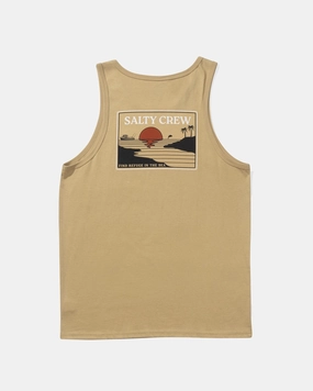 Non Irritating Collar Reflection Tank - Khaki