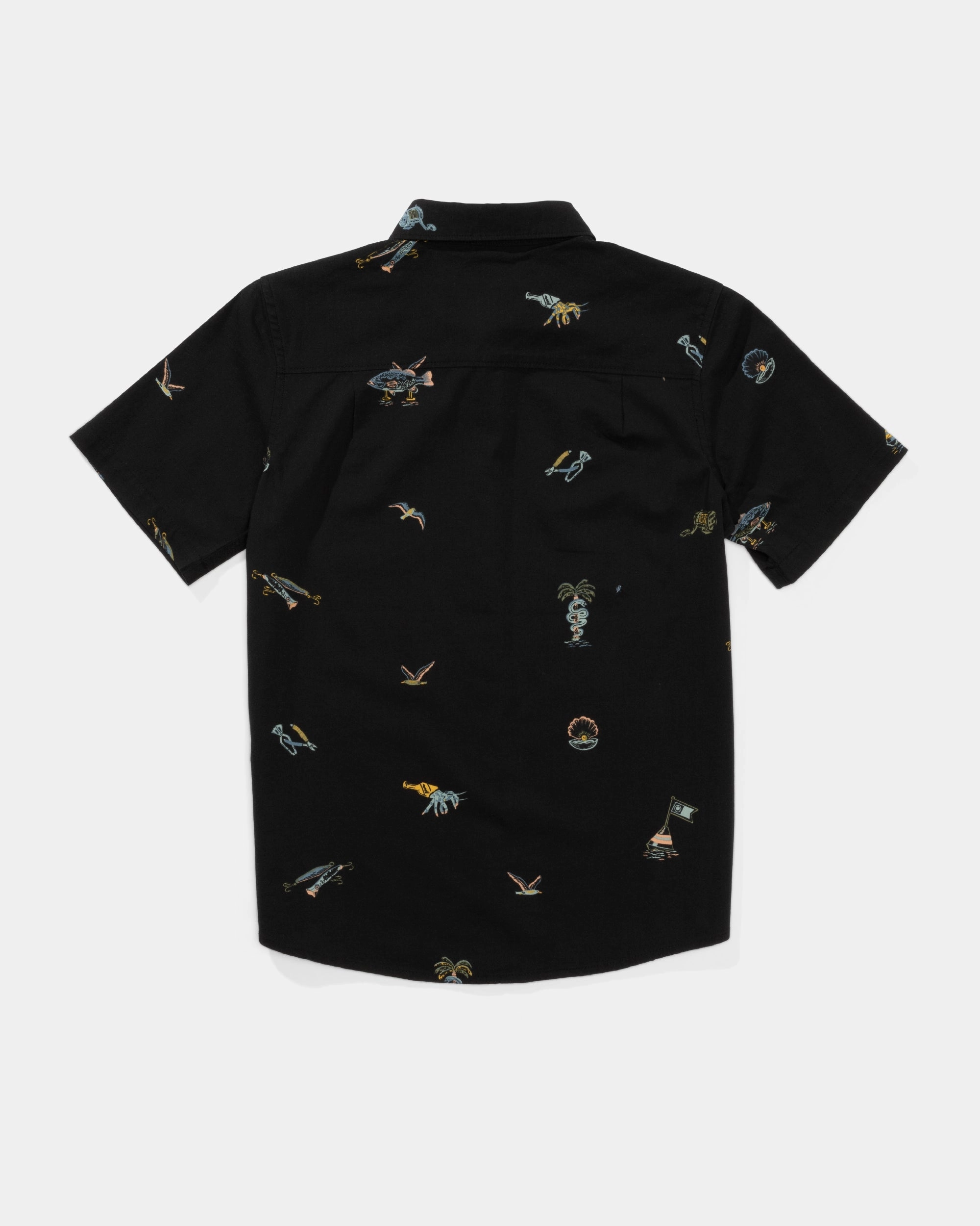 Soft Touch Session  Button Up Kids - Black