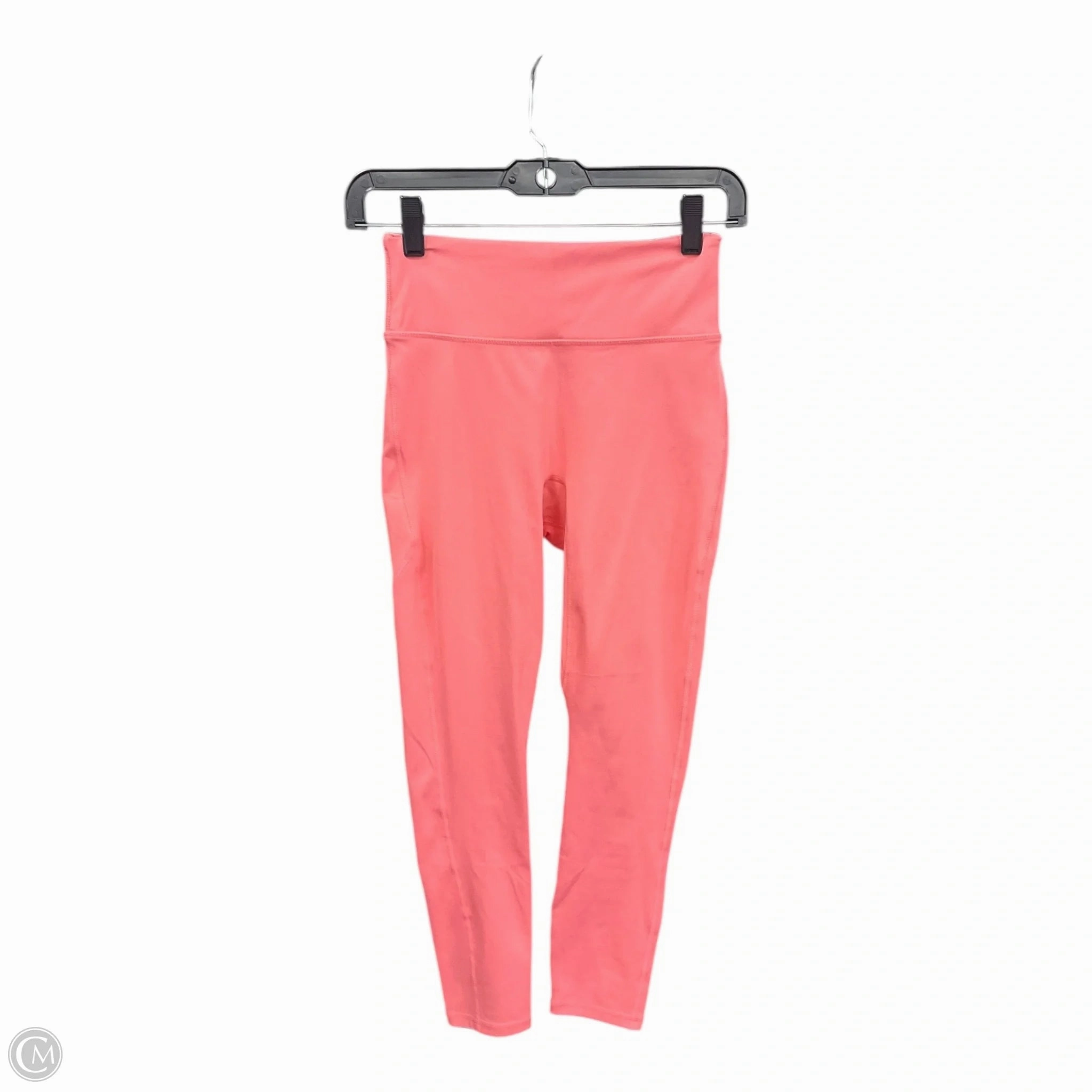 Joyful Mood Simple Dress Athletic Leggings By Fabletics In Coral, Size: Xs