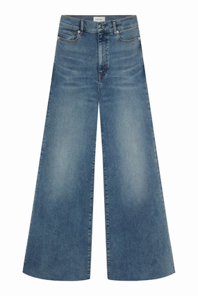 Frame Denim Le Palazzo Crop in Crave Raw After Style Statement Professional Wear Artist Vibe