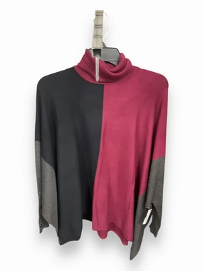 Sweater By Alfani In Black & Purple, Size: S FlexibleWaistband Soft Inner Lining