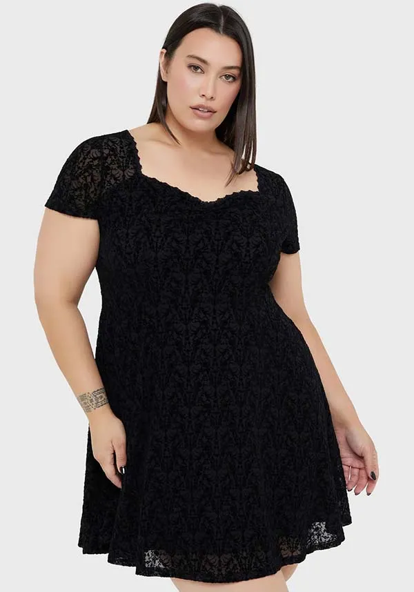 Contrast Stitch Detailing Adaptive Fit Technology Marceline | SKATER DRESS