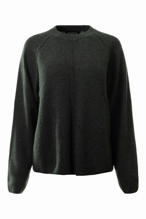 Repeat Cashmere Relaxed Fit Knit Sweater in Charcoal Essential Warmth