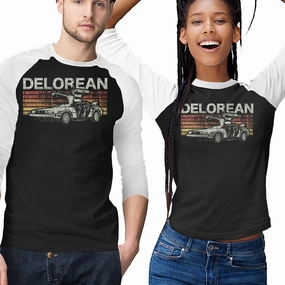 Soft Breathable Retro Delorean