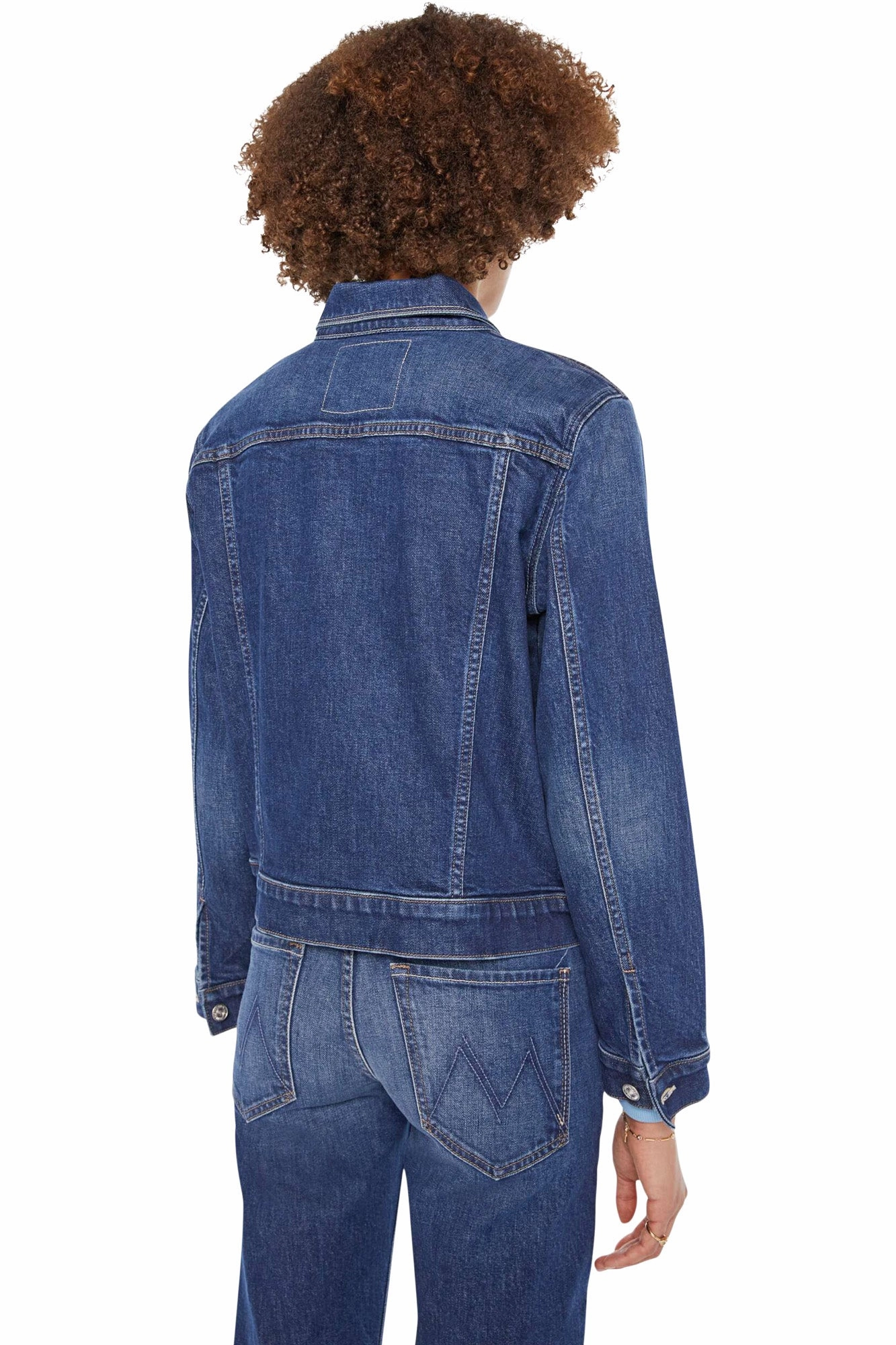 Stretch Comfort MOTHER Denim Bruiser Jacket in Perfectly Imperfect