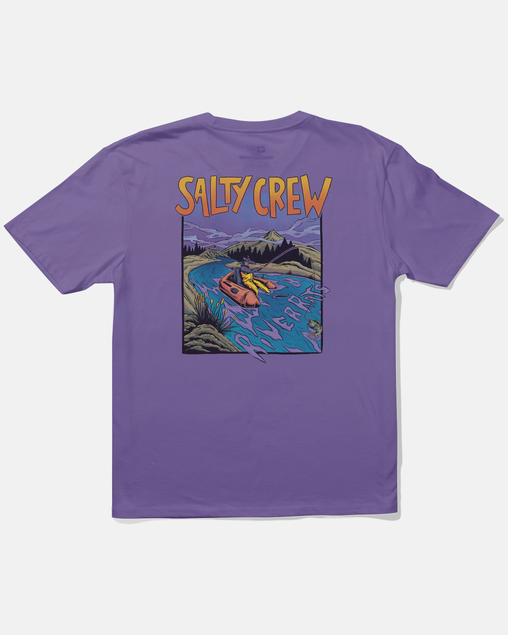 Fit For Comfort River Rats Ss Tee - Purple Heart