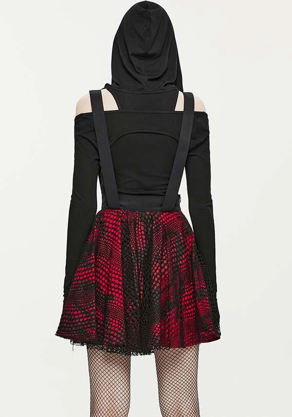 Cozy Tones Maximalist look Rock Sweetheart | STRAP SKIRT*