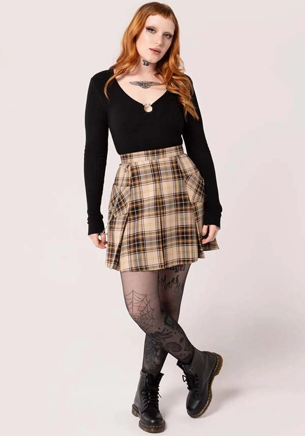 Saffie?[Brown] | SKIRT Clean Style Weekend Fashion