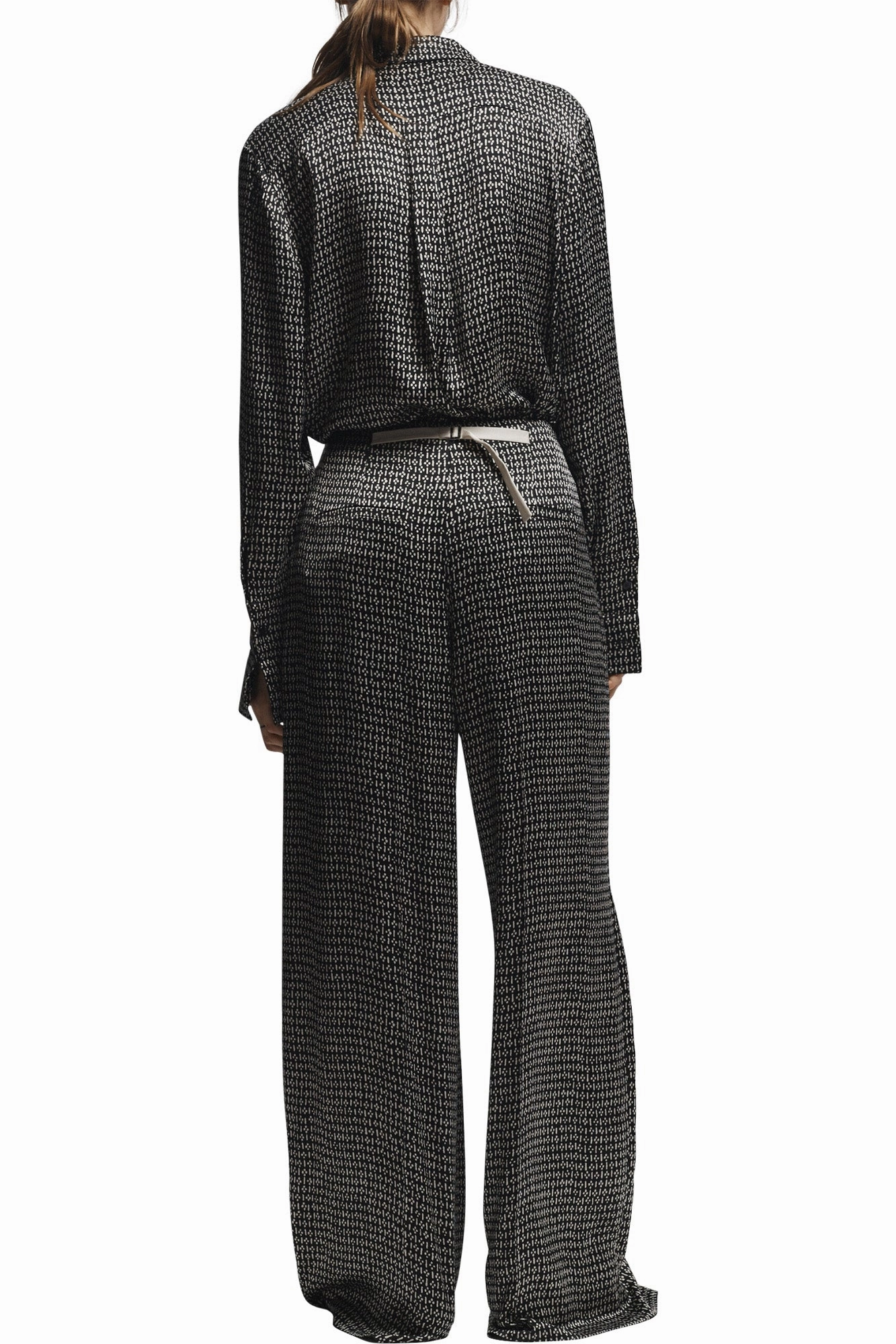 Cool Form Saint Art Ellis Printed Trousers in Black