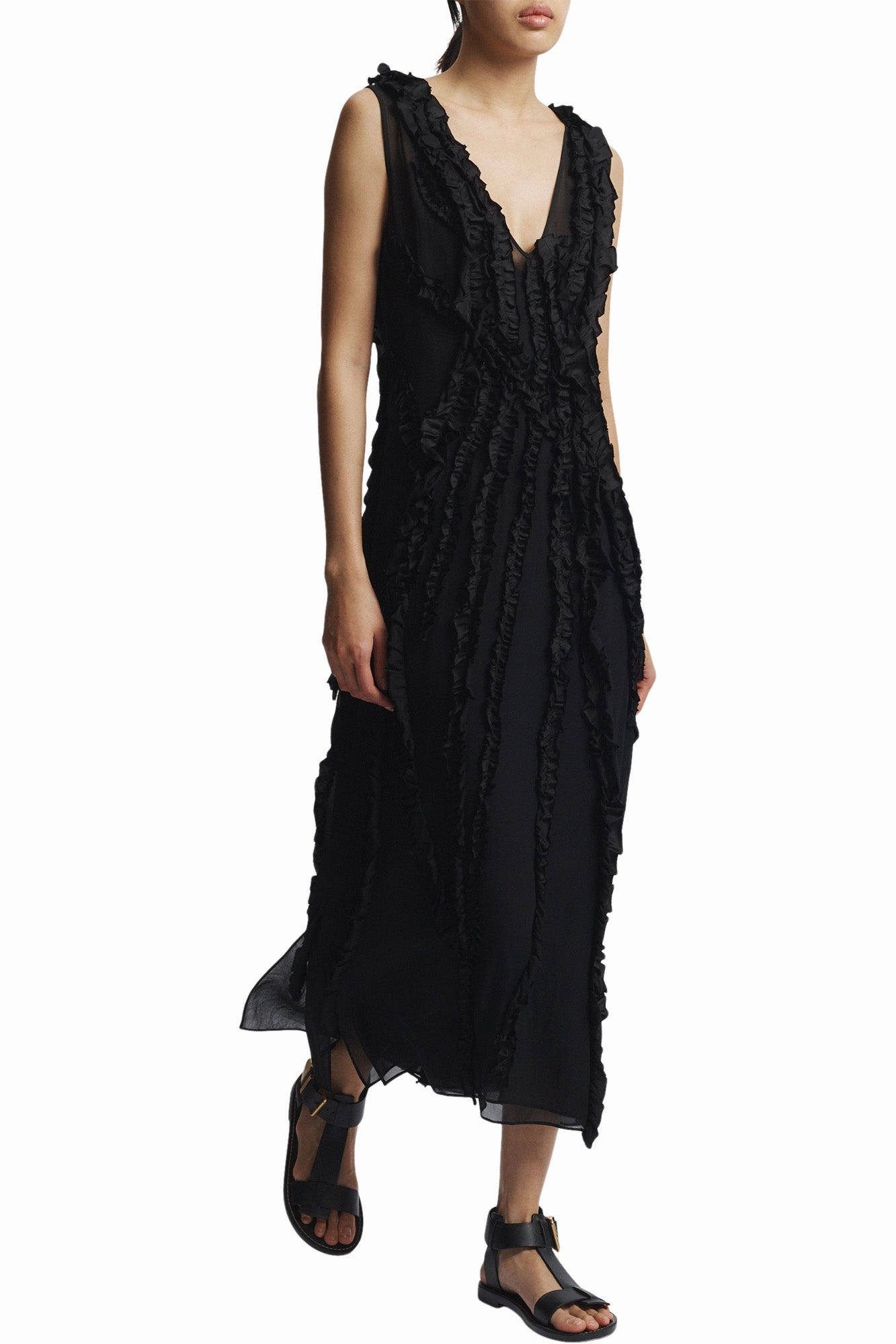 Saint Art Renata Shift Dress in Black Easy Movement