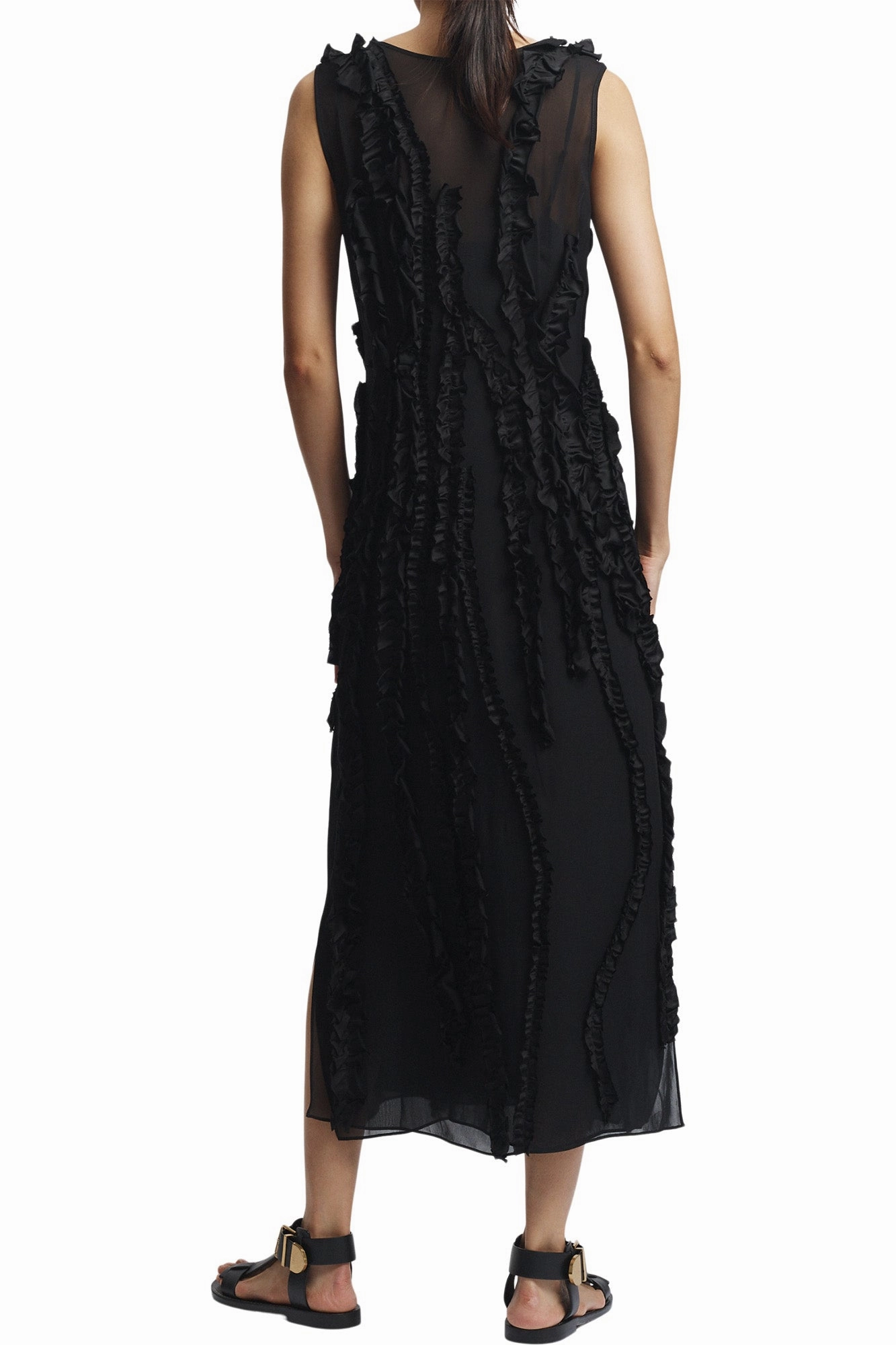 Comfort Layer Wear Saint Art Renata Shift Dress in Black