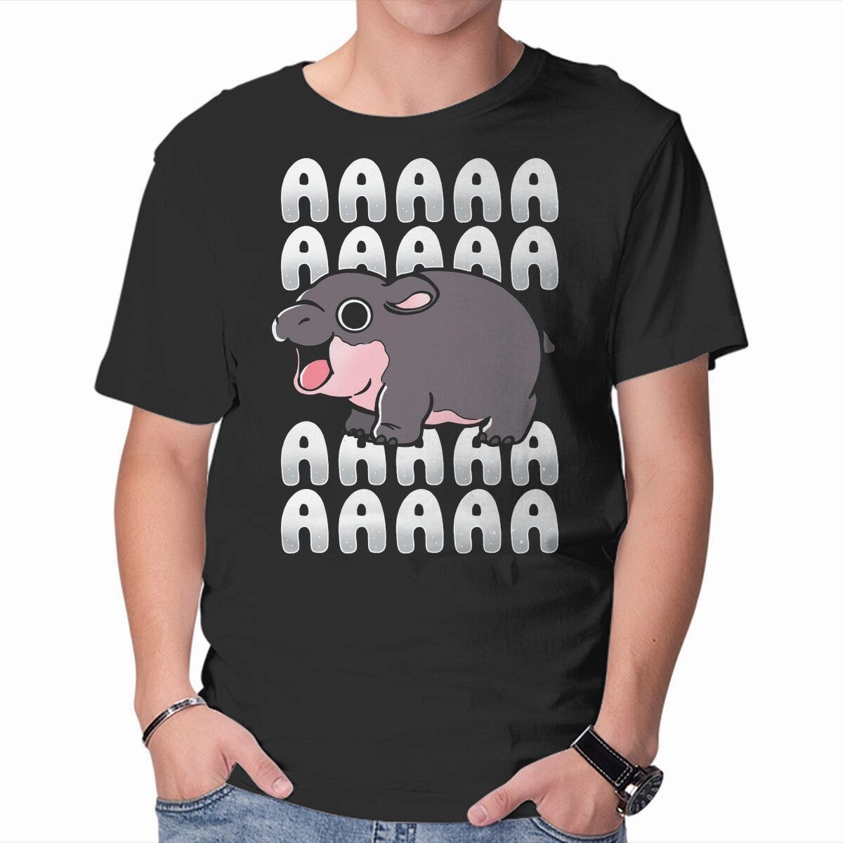 ethical Trendy Fashion Screaming Hippo