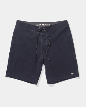 Seadog Boardshort - Black Flat Lock Stitching