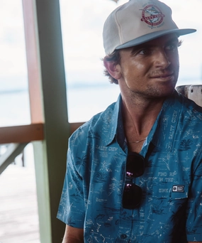 Seafarer S/S Tech Woven - Slate Sleek Silhouette Premium Quality