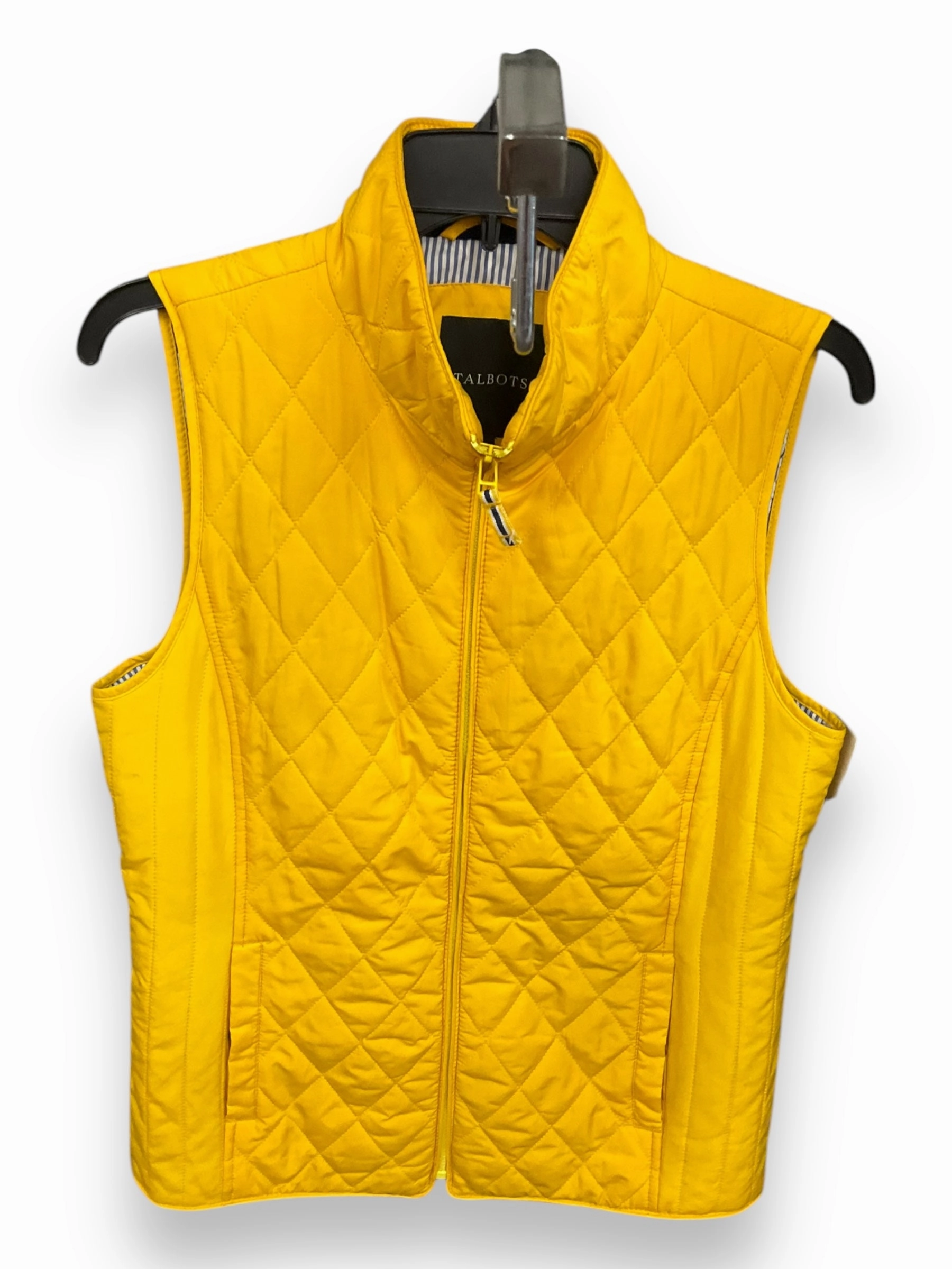 breathable materials Vest Other By Talbots In Yellow, Size: S