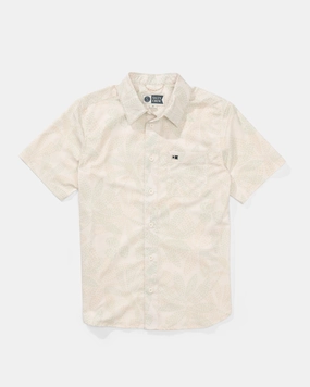 Minimalist fashion Drifter  Uv Button Up Kids - Birch