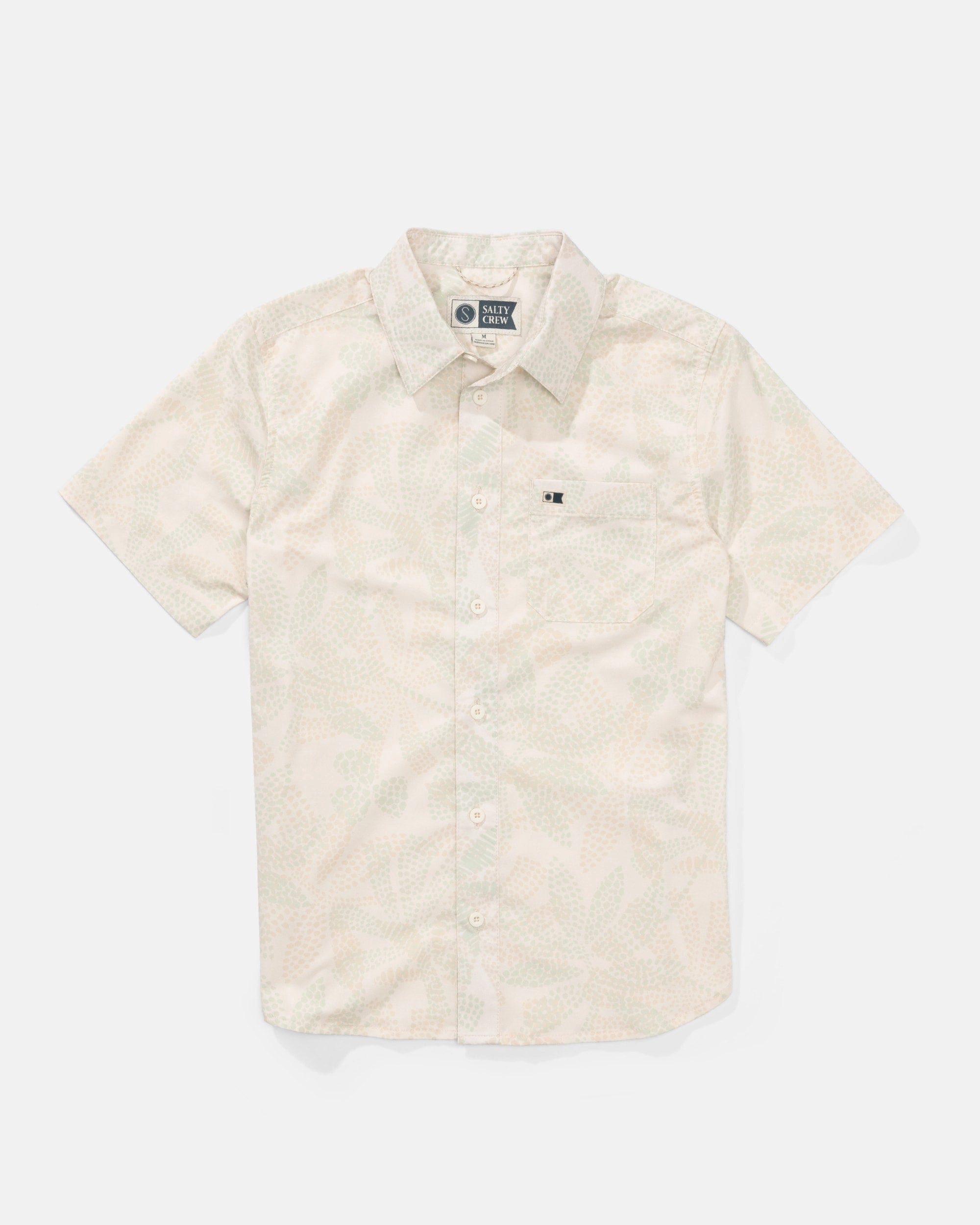 Subtle design Comfortable Layer Drifter  Uv Button Up Kids - Birch