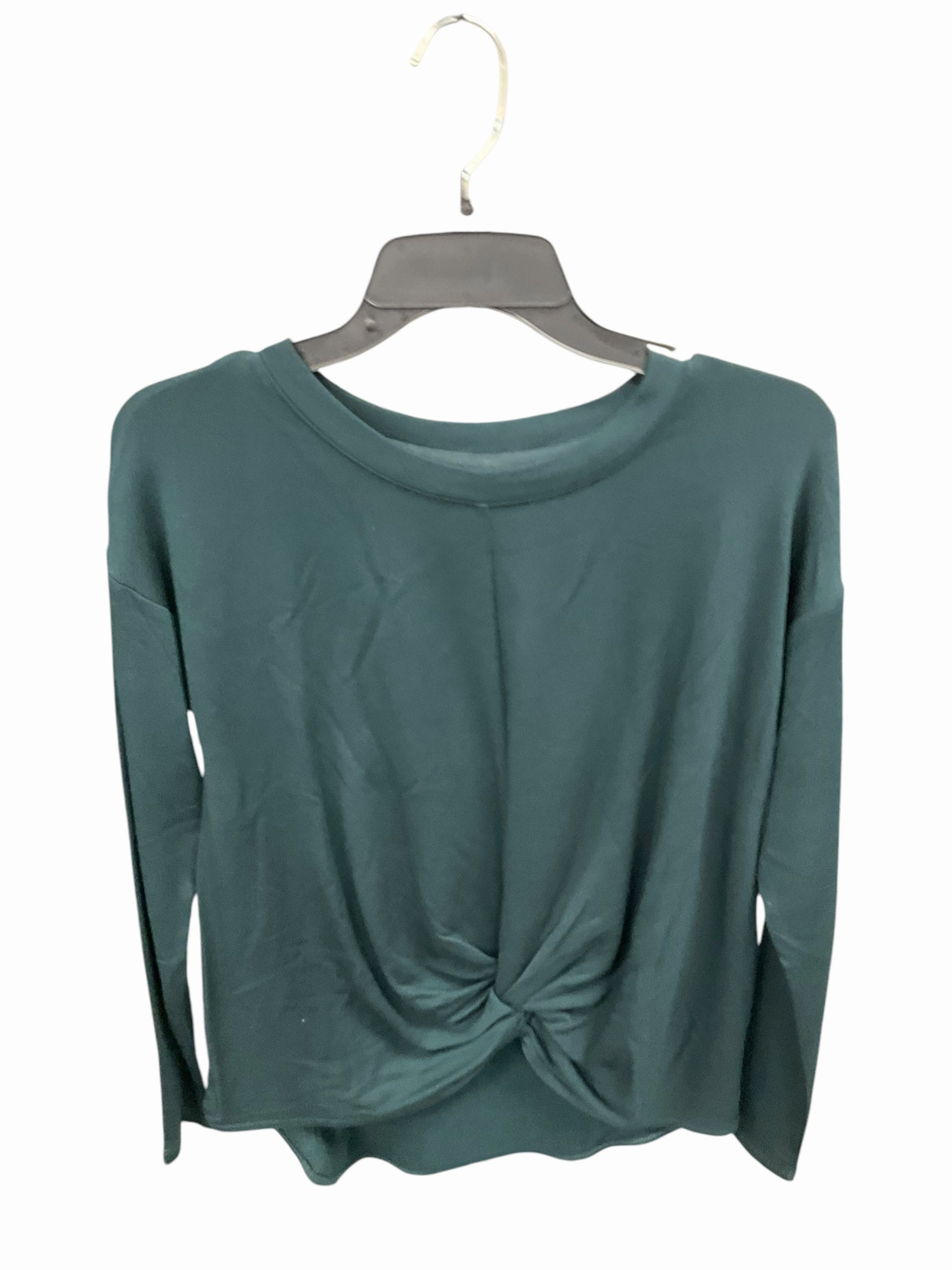 Stylish Jeans Stylish Fashion Top Long Sleeve By Lou And Grey In Green, Size: Xs