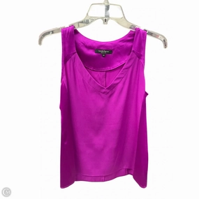 Top Sleeveless By Nanette Lepore In Purple, Size: Xs FlexibleCollarDesign
