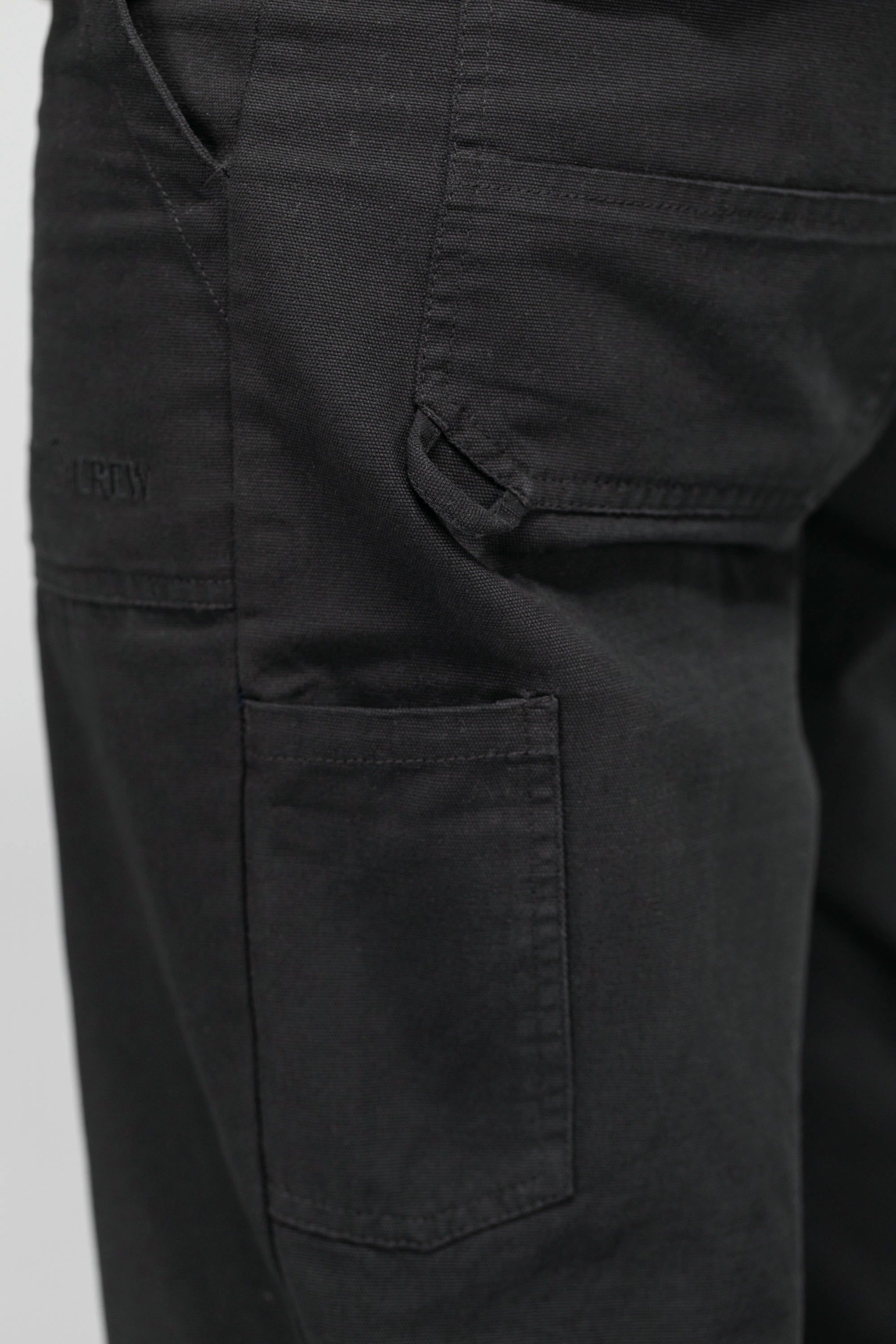 Service Pants - Black Seamless construction Feminine Fit
