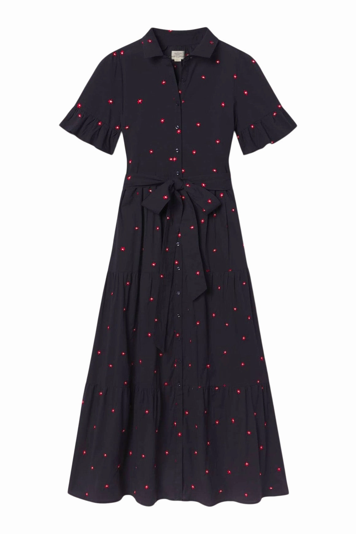Trovata Birds of Paradis Martine Dress in Daisy Dot Fit Base