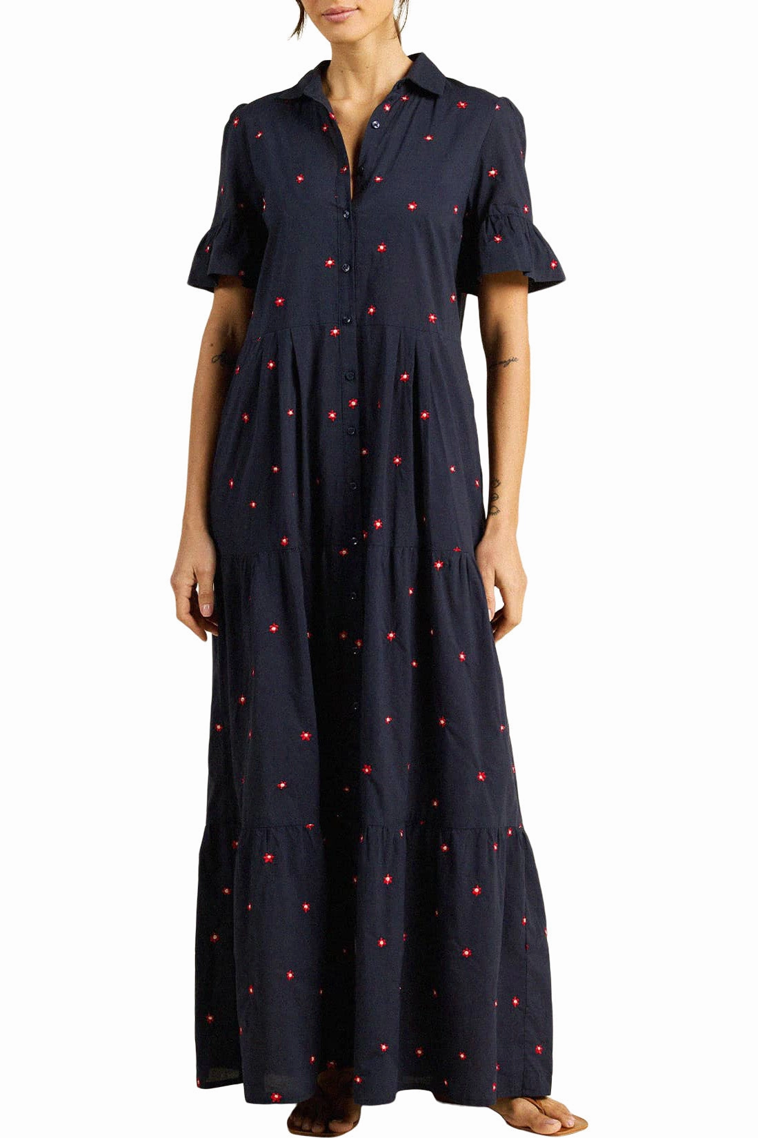 Trovata Birds of Paradis Martine Dress in Daisy Dot boho vibe