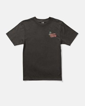 Airflow Weave Pattern Shipwrecks  Ss Tee Kids - Black